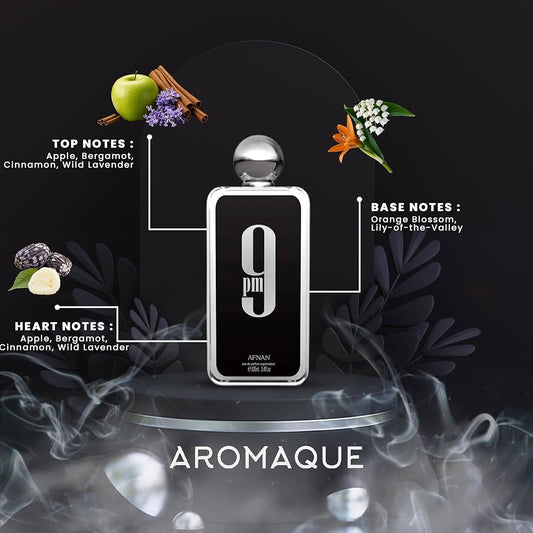 AFAN 9PM Eau De Parfum 100ml – Long-Lasting Men’s Perfume | Sweet, Spicy & Woody Fragrance