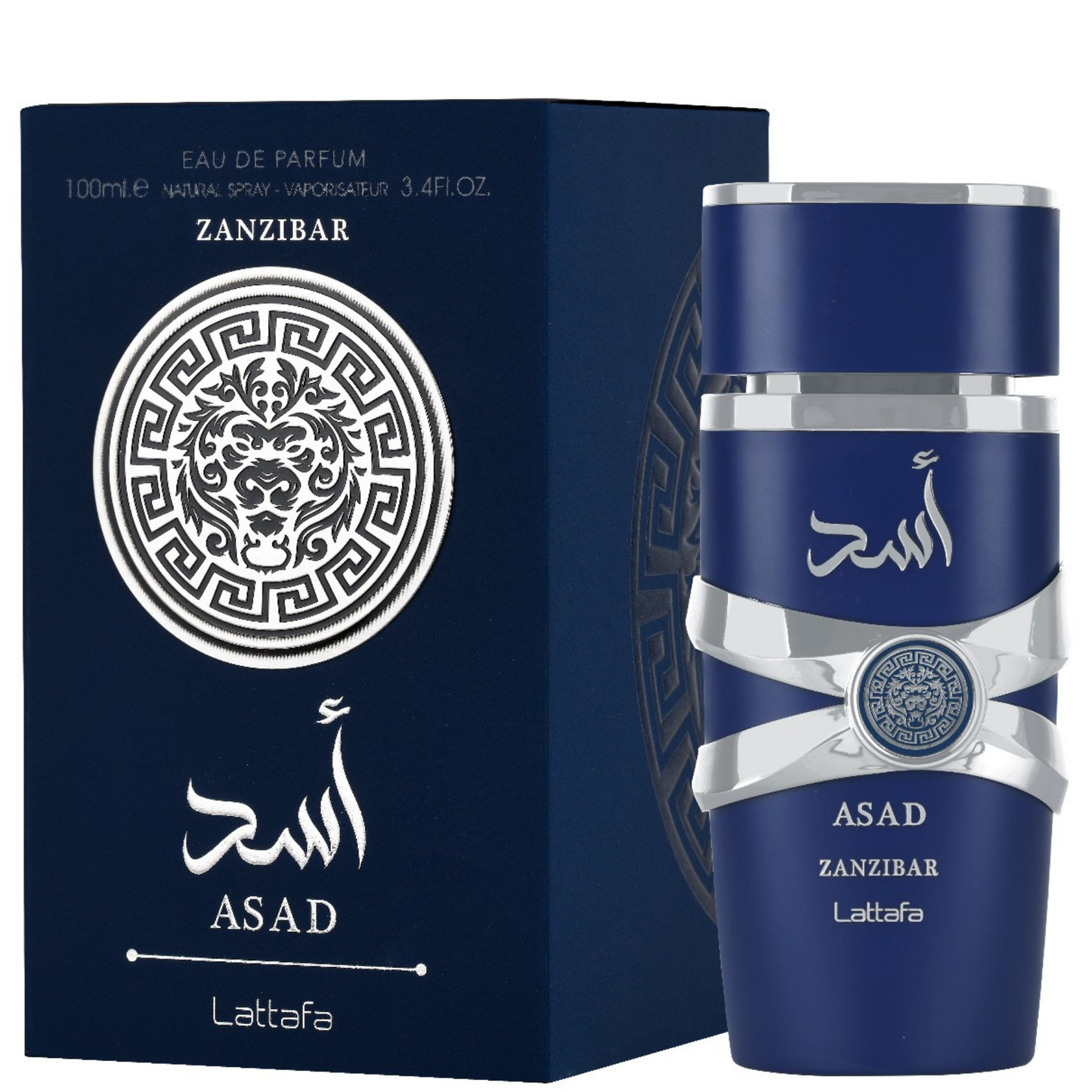 Asad Zanzibar Eau De Parfum 100ml by Lattafa | Fresh Spicy Arabic Perfume