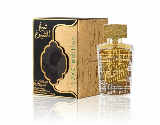 Lattafa Sheikh Al Shuyukh Luxe Edition | Unisex Eau de Parfum | Long Lasting Arabian Oud 100ml