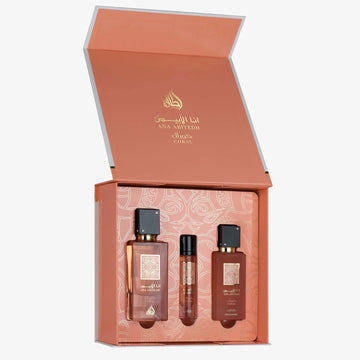 Ana Abiyedh Coral Eau De Parfum Natural Spray 60ml + 12ml | Long-Lasting Arabic Fragrance