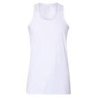 Men white Single jersey vest