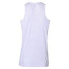 Mens white rib vest