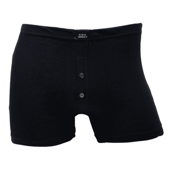 Payden Cotton Y-Front Men Black Briefs