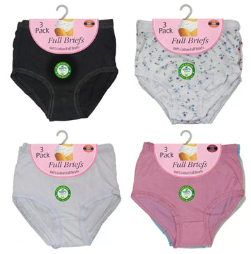 Women’s Mama Brief 100% Cotton | Soft Breathable Fabric | Everyday Comfortable Underwear