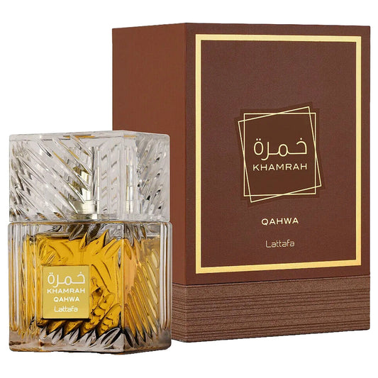 Lattafa Khamrah Qahwa Eau De Parfum 100ml | Long-Lasting Arabic Coffee Fragrance