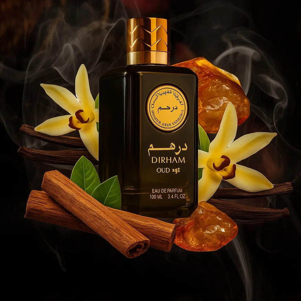 Dirham Oud Eau de Parfum 100ml by Ard Al Zaafaran | Long Lasting Unisex Arabian Perfume