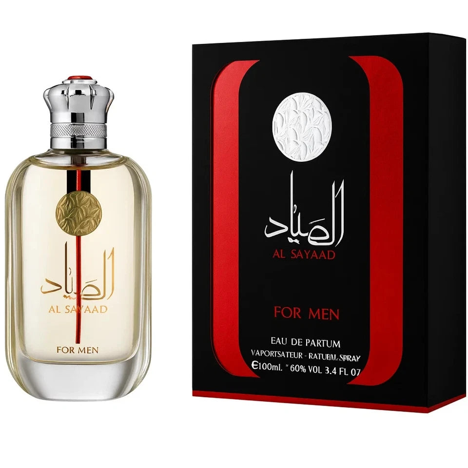 Al Sayaad For Men Eau De Parfum 100ml by Ard Al Zaafaran | Long Lasting Arabian Perfume